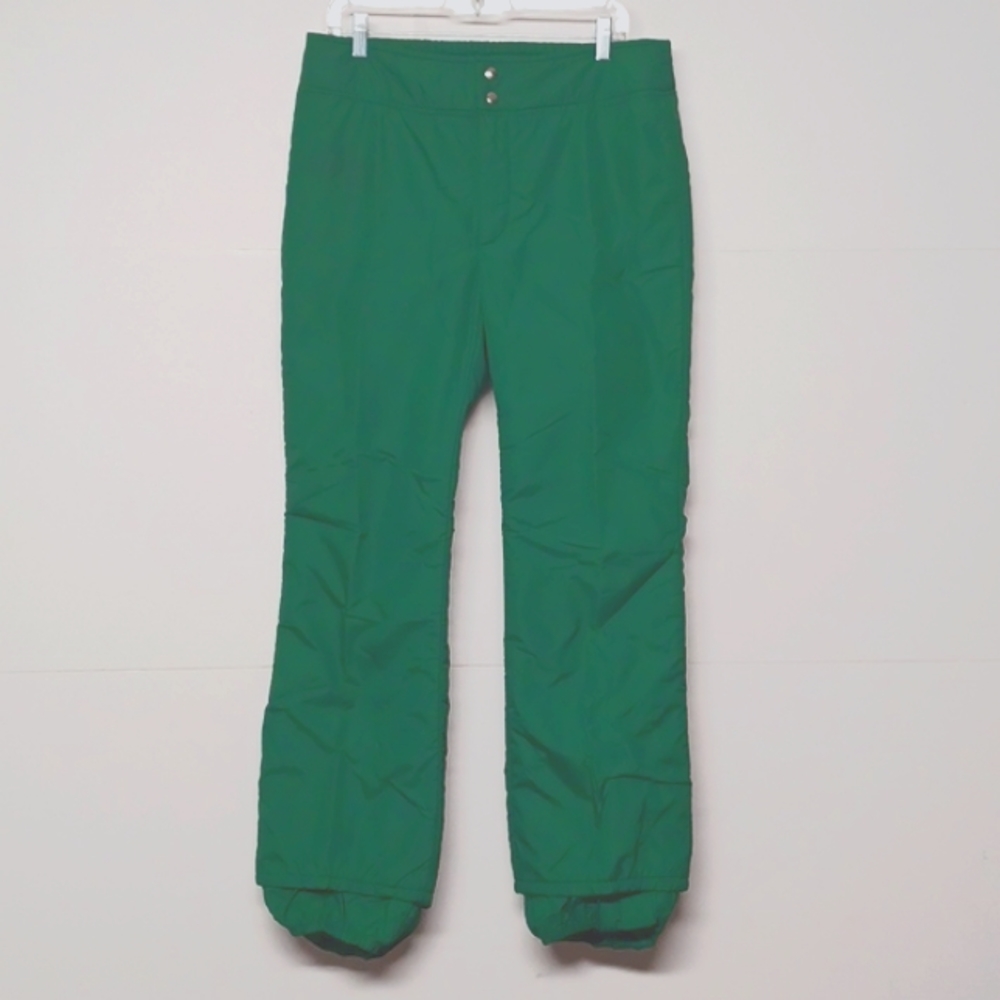 Vintage Roffe Green Snow Ski Pants